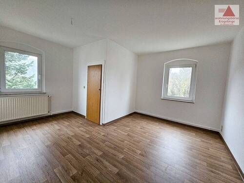 Schlafzimmer - Etagenwohnung mit 62,50 m&sup2; in Lößnitz zur Miete