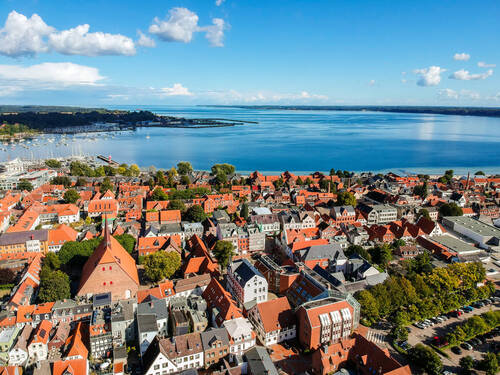 Eckernförde aus der Luft - 