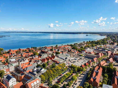 Eckernförde aus der Luft - 
