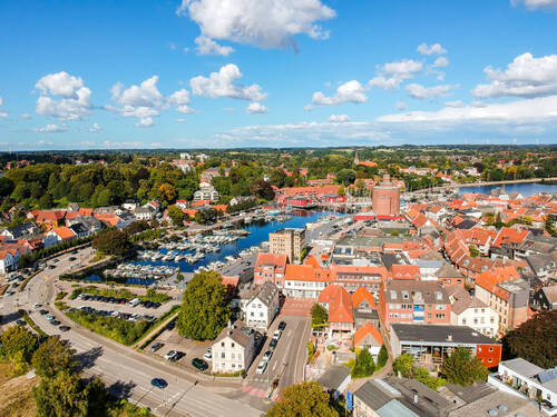 Eckernförde aus der Luft - 