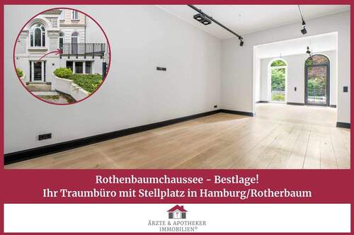 Ärzte & Apotheker Immobilien - Rothenbaumchaussee - Bestlage! Ihr Traumbüro mit Stellplatz in HamburgRotherbaum