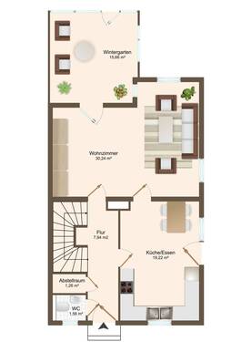 EG; Wintergarten bereits genehmigt - 