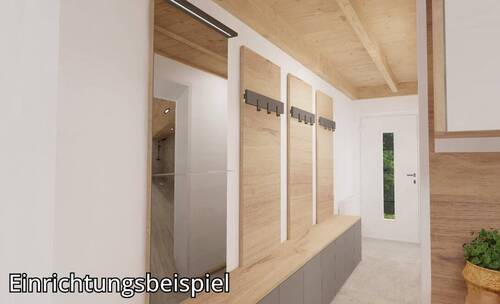 Flur/Eingang - 4 Zimmer Bungalow in Gößweinstein