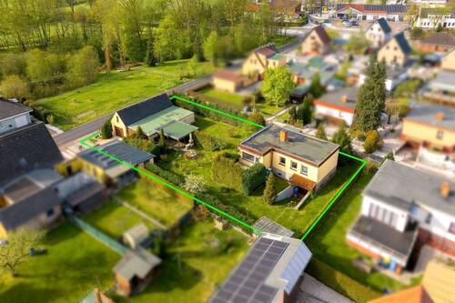 Luftansicht - 4 Zimmer Bungalow zum Kaufen in Tribsees