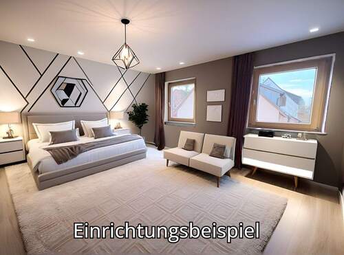 Schlafzimmer OG (Einrichtungsbeispiel) - 