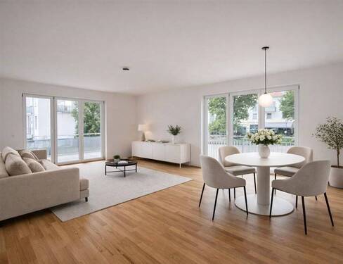 Wohnen/ Essen /Bsp. - 3 Zimmer Etagenwohnung in Sauerlach