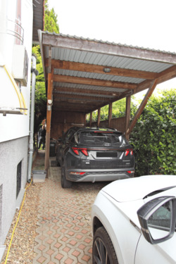 Großes Carport (extra hoch für Wohnwagen geeignet) - 