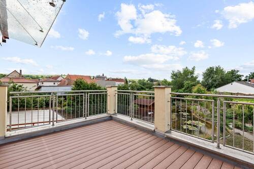 Dachterrasse im Wohnhaus - 