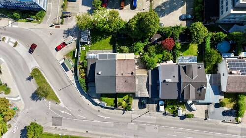 Luftaufnahme - Doppelhaushälfte mit 142,00 m&sup2; in Hohenbrunn zum Kaufen