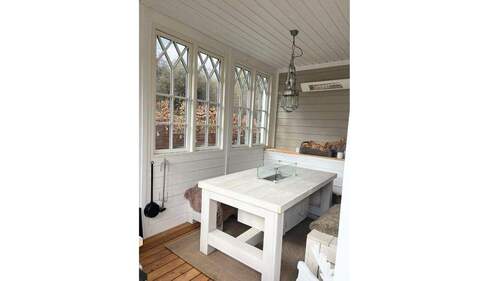 Feuertisch im “Wintergarten