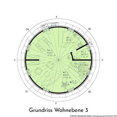 Ebene 2 Hauptwohnung - 