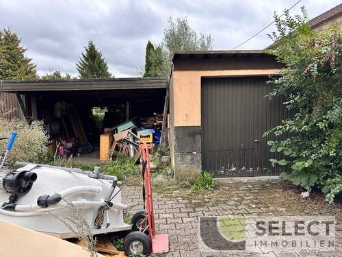 Sicht auf Garage - 