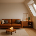 Wohnzimmer WHG 21.mit KI erstellt - Etagenwohnung mit 40,40 m&sup2; in Stockelsdorf zum Kaufen