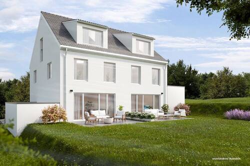 Ansicht - 6 Zimmer Doppelhaushälfte zum Kaufen in Ostelsheim