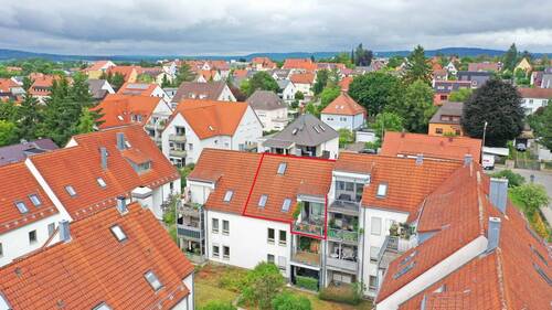 Süd- Balkon Ansicht - 