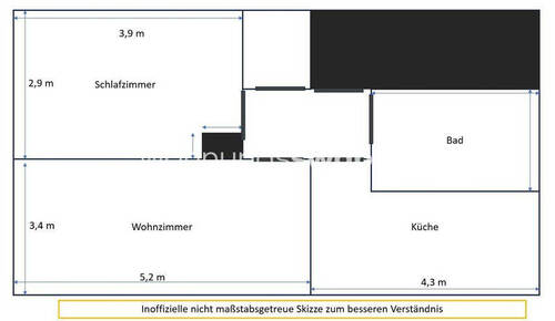 Bild 4 - Etagenwohnung mit 53,00 m&sup2; in München zur Miete