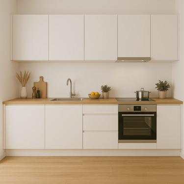 Küche WHG 21 mit KI erstellt - Etagenwohnung mit 50,60 m&sup2; in Stockelsdorf zum Kaufen