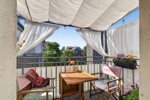 Balkon - Etagenwohnung mit 145,00 m&sup2; in Karlsruhe zum Kaufen