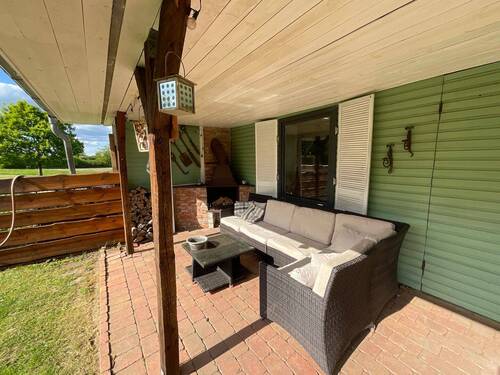 Sitzecke Gartenhaus - 