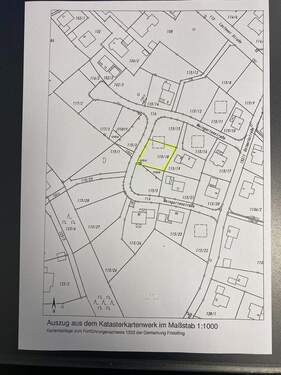 Flurkarte - Grundstück in Fridolfing