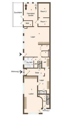 EG Laden (3) + Lager (4) - 