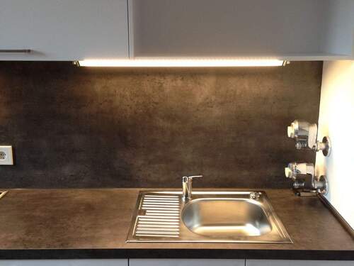 Spülbecken mit Belichtung - 