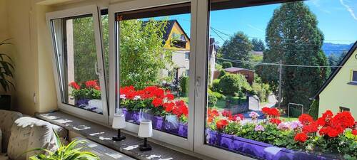 Blick aus dem Wohnbereich - 