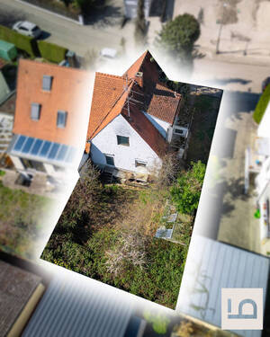 Drohenaufnahme Garten mit Bestand - Grundstück in Ingolstadt zum Kaufen