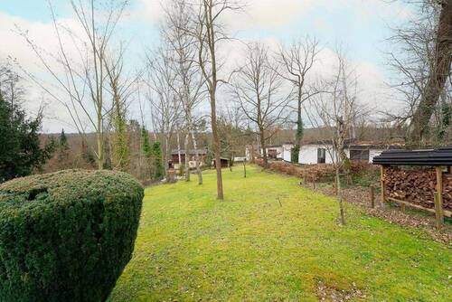 Blick von Terrasse in Garten - 