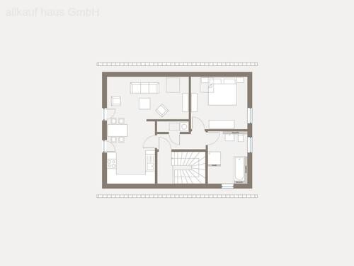 Dachgeschosswohnung - 