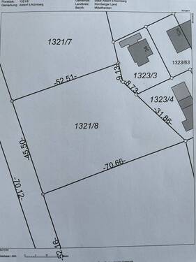 Lageplan - Grundstück in Altdorf bei Nürnberg zum Kaufen