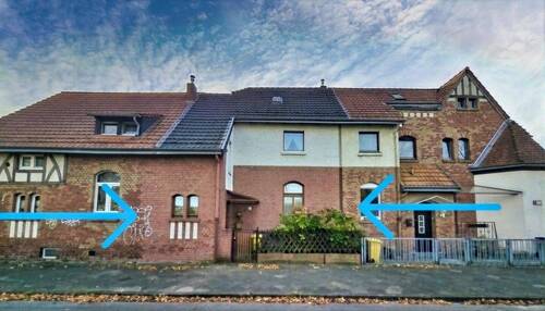 Frontansicht - Denkmalgeschütztes Reihenmittelhaus mit speziellem Charme