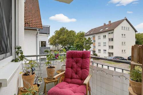 Balkon 1 - Etagenwohnung mit 52,10 m² in Karlsruhe zum Kaufen