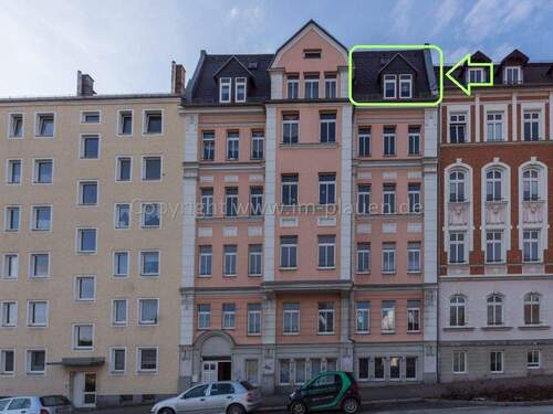 Lage im Objekt - Etagenwohnung mit 68,00 m&sup2; in Plauen zur Miete