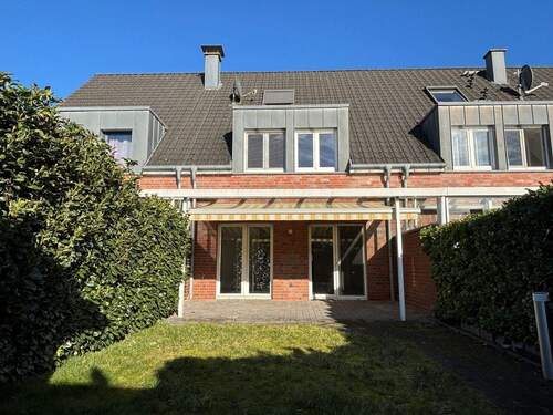 06 Ansicht Rückseite el Markise - 3 Zimmer Reihenmittelhaus in Viersen