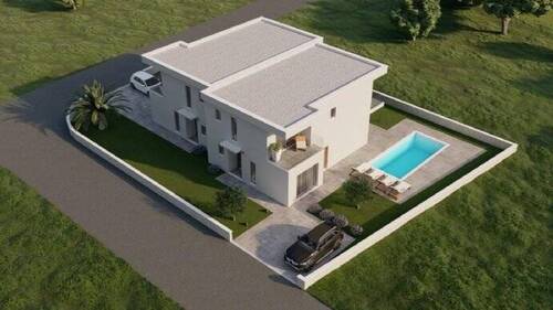 Bild 1 - Neubau sehr schicke Doppelhaushälften m. Pool in ruhiger Top-Lage
