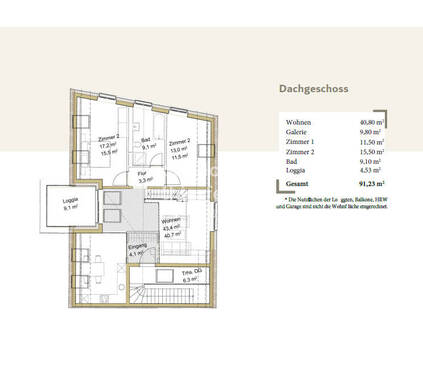 Dachgeschoss - 