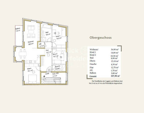 Obergeschoss - 