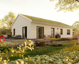 Bungalow mit Gründach. - 376.350,00&nbsp;EUR Kaufpreis, ca.&nbsp; 102,00&nbsp;m&sup2;&nbsp;Wohnfl&auml;che in Schlangen (PLZ: 33189) Oesterholz-Haustenbeck