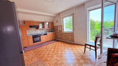 Küche im Dachgeschoss - 