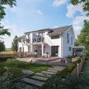Beispielbebauung Solution 125L - LivingHaus - Dein individuelles Traum-Doppelhaus in Herbolzheim