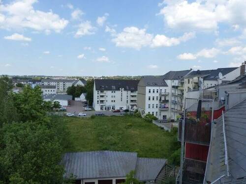 Blick aus dem Baddachfenster - 