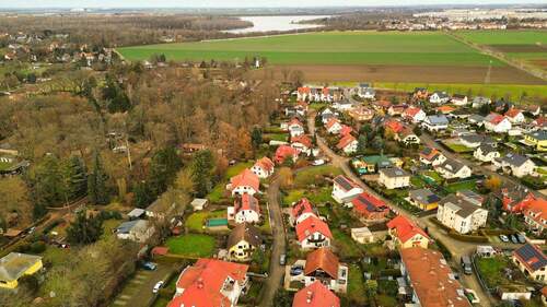 Luftbild - 4 Zimmer Einfamilienhaus zum Kaufen in Markranstädt