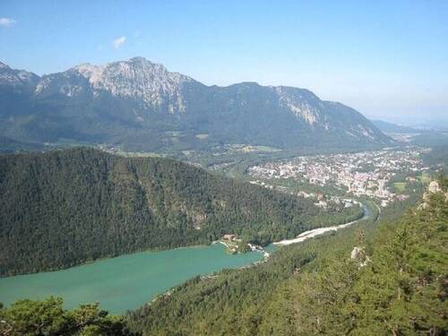 Blick auf Saalachsee und Bad Reichenhall - 