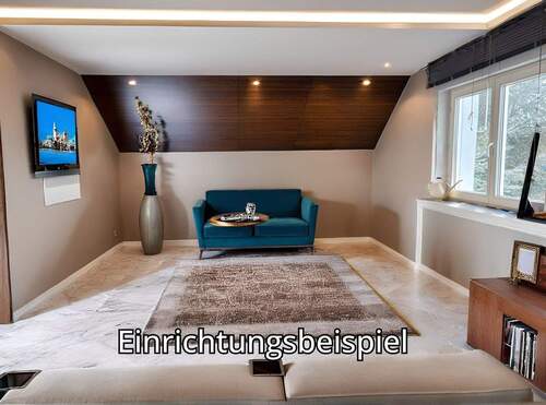 Wohnzimmer OG, Einrichtungsbeispiel - 