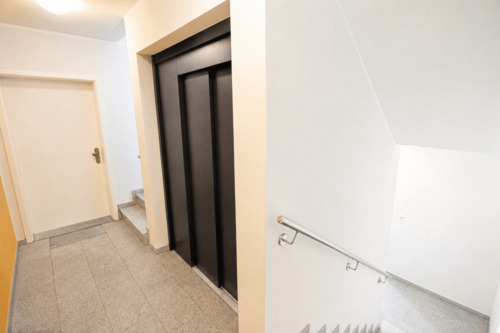 Hausflur mit Fahrstuhl - 3 Zimmer Etagenwohnung zum Kaufen in Chemnitz