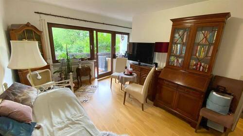 Wohn-Schlafzimmer - Etagenwohnung in Garmisch-Partenkirchen zum Kaufen