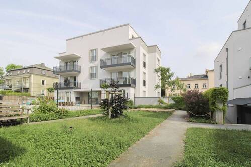 Garten - Exklusive 4-Zimmer Terrassenwohnung im Neubau mit TG-Stellplatz in Dresden-Cotta