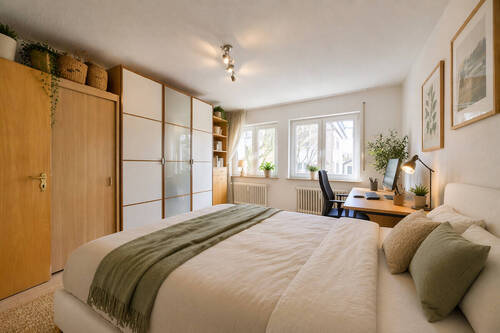 Schlafzimmer visualisiert - 