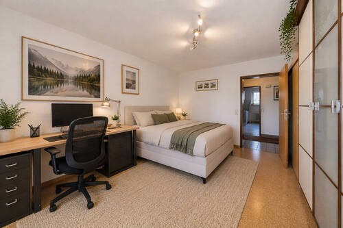 Schlafzimmer visualisiert - 